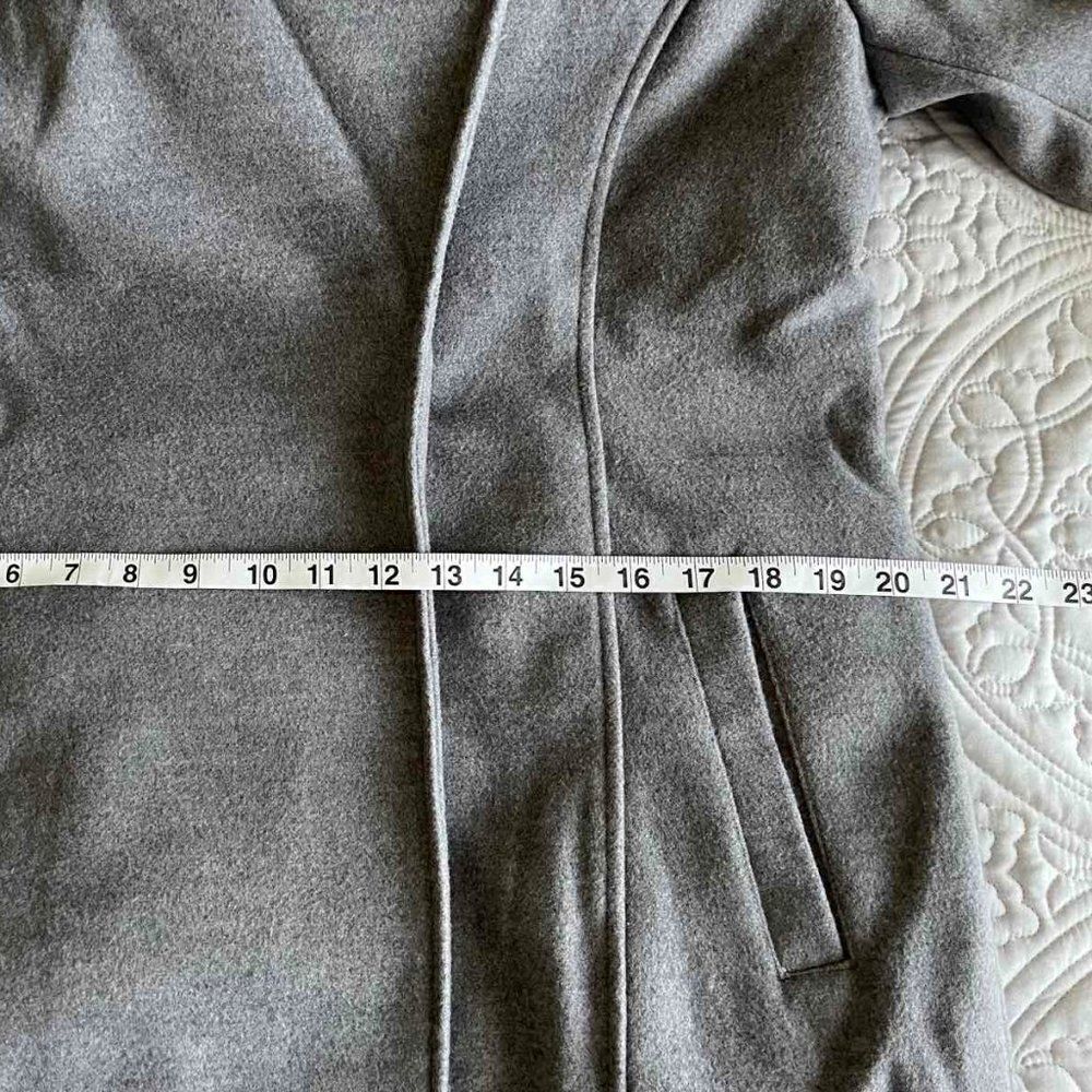 NEVER Every Day Cozy Womens Long Sleeve coat/jacket Gray Sz M - Picture 8 of 15